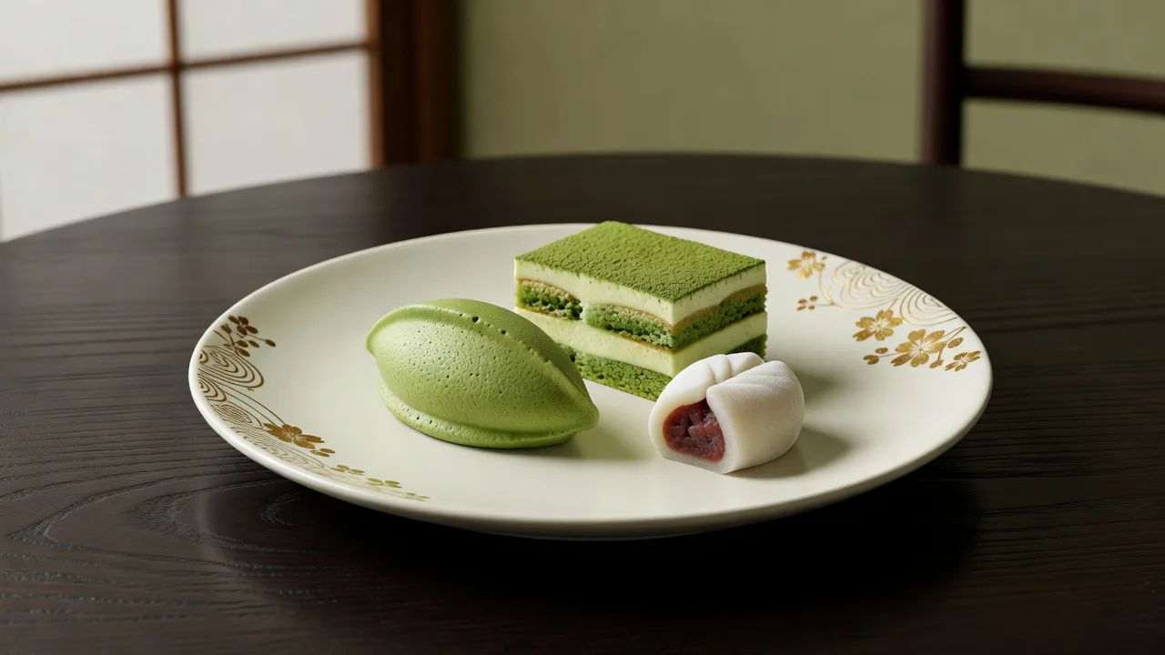 抹茶のムース